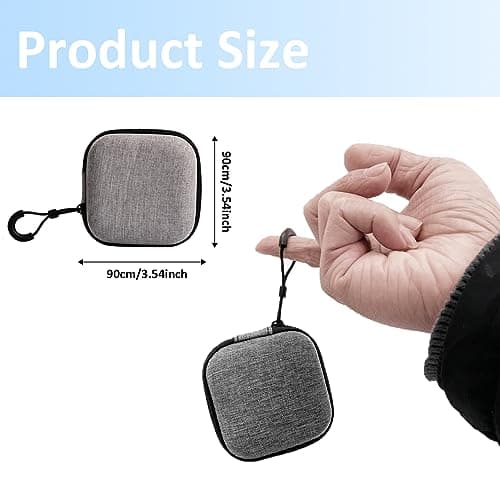 Portable EVA Headphone Storage Case with Shockproof Zip Shell — view 2