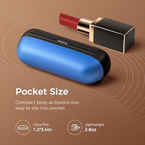 OCOOPA Hand Warmers Rechargeable 2 Pack, Electric Handwarmers Pocket Reusable Portable, USB Hand Warmers 2 in 1 Magnetic, 3 Levels Heat Instant, Safety Certified, for Golf Outdoor Skiing, UT2S Mini — view 3
