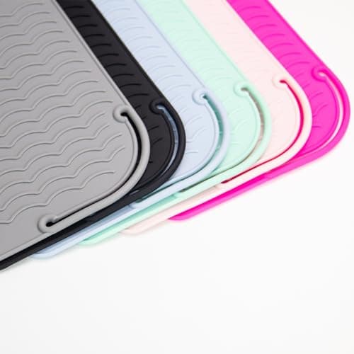 ANGENIL Heat Mat for Hair Straighteners, Heat Resistant Mat for Curling Iron, Silicone Heat Resistant Mat for Travel Flat Iron Hair Straightener, Heat Protecting Mat for Hair Curler 21.5 cm x 15.5 cm — view 5