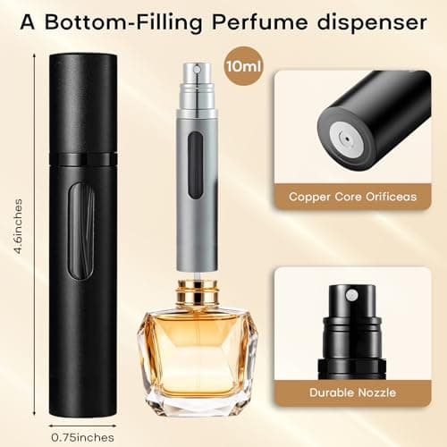 Perfume Atomiser 10ml Travel Perfume Bottle 2PCS Atomiser Spray Bottle — view 2