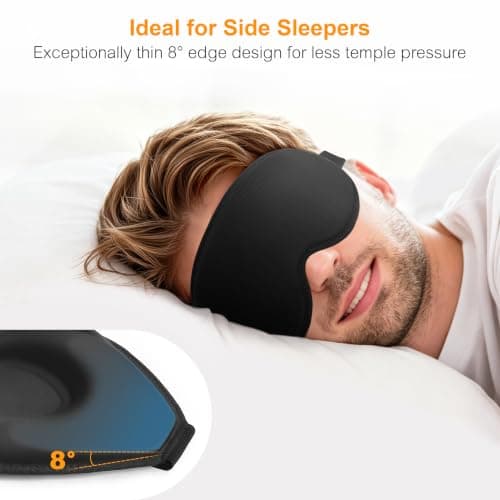 Gritin 2026 Gen 2 Sleep Mask-100% Blackout Eye Sleeping Mask for Women&Men — view 4