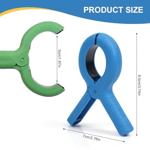 XYGK 8 PCS Beach Towel Clips for Sun Loungers, Large Beach Towel Pegs — view 2
