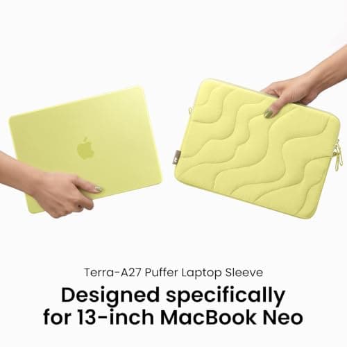 tomtoc 360 Protective Puffy Laptop Sleeve for 13-inch MacBook Neo A3404 A18 — view 2