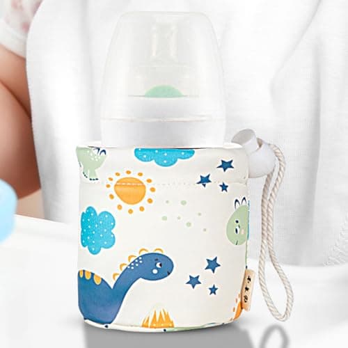Nursery Bottle Sleeve Cover Milk Bottle Warmer Cover in PU Leather — view 3