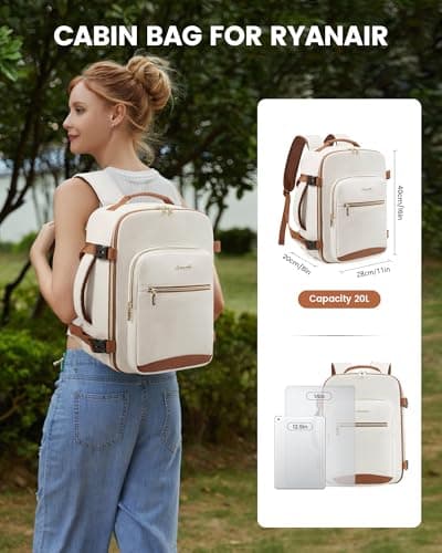 LOVEVOOK for Ryanair Cabin Bags 40x30x20 Underseat CarryOn Bag Hand Luggage — view 5