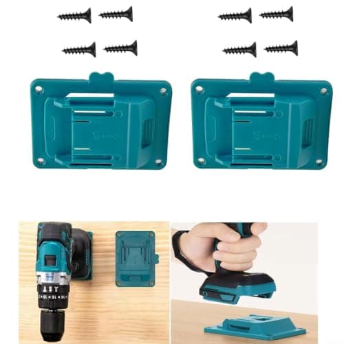 Tool Holder Base for 18V Batteries Plastic Mount — view 6