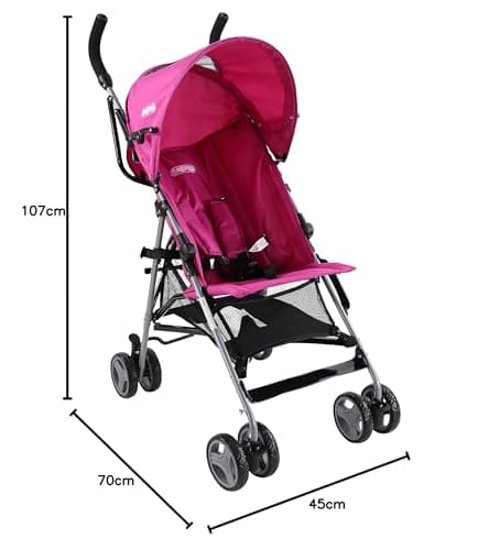 Babyco Trend Light Weight Stroller (Pink) — view 5