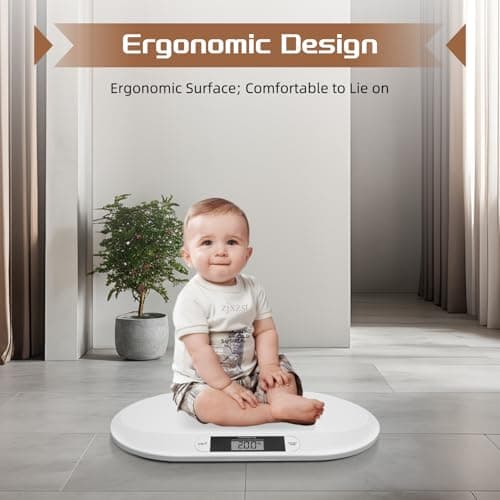 FENGLY Digital Baby Scale, 20kg/44lbs Infant Weighing with Tare Function — view 6
