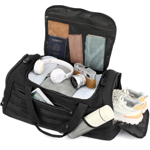 TONRUYN Tactical Gym Bag for Men 45L Sports Duffle Holdall Bags for Travel — view 6