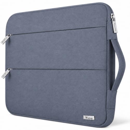 Voova Laptop Sleeve 14-15 Inch, Laptop Case for MacBook Air 15, Dark Grey