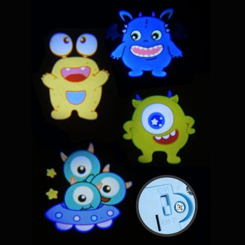 PLCPDM Portable Cartoon Projector Camera Keychain for Children Educational Travel Friendly Boys Girls Children Interactive Projection Toy — view 4