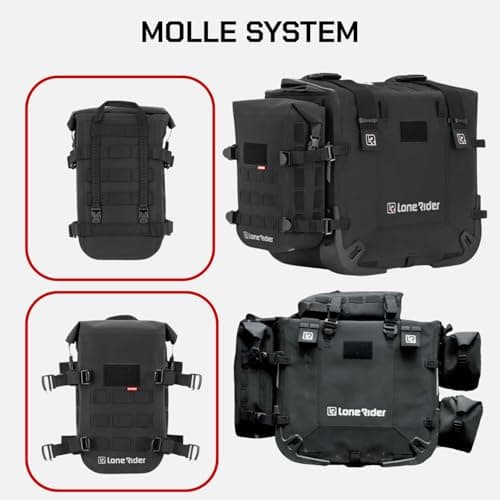 Lone Rider MiniBag 6L Waterproof Crash Bar Bag for Adventure Motorcycles — view 4