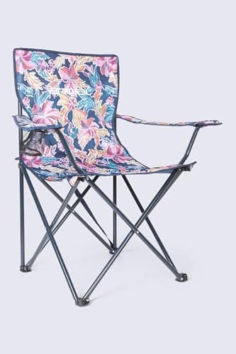 Animal Folding Patterned Chair - Lightweight & Portable, Built-in Cupholder, Comfortable, Easy Storage - Outdoors, Camping, Picnic, Garden, Beach, Summer Pink One Size — view 2