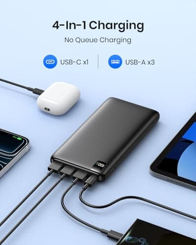 Riapow Power Bank 22.5W 20000mAh USB C Fast Charging Portable Charger — view 2