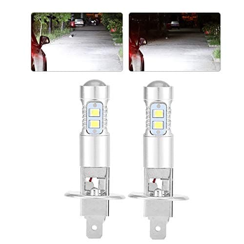 Xelord H1 Led, H1 Led Headlight Bulb 6000K, 2Pcs Car LED Bulbs, H1 LED Headlight Bulbs 1800 LM 6000K Super Bright Headlamp Bulbs Car LED Headlights Conversion Kit DC 12-28V LED High Low Beam Bulb — view 5
