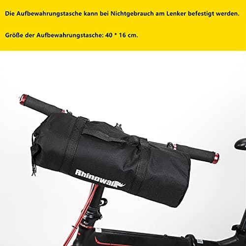 SUNTTELF 26 Inch Folding Bike Transport Case for Air and Train Travel - Fits 26" or Below Folding Bikes — view 3