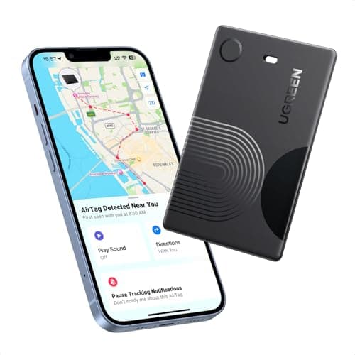 UGREEN FineTrack Slim Wallet Tracker for Apple Find My, 7-Year Battery