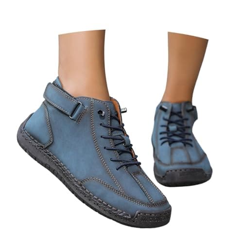 Zanisouta Montela Shoes Women's Orthopaedic Trainers Comfortable Pain Free Women's Shoes Outdoor Running Shoes Supportive Barefoot Leisure Shoes Men's Sports Shoes Waterproof Hiking Shoes, navy, 6 UK