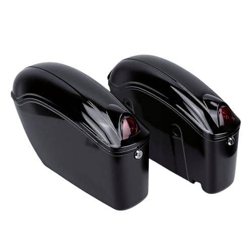Vikye 22L Motorcycle Hard Saddle Bag with Lock and Signal Light — view 4