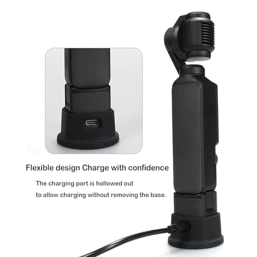 Camera Mount Stand Base for Pocket 3, Silicone Non-Slip Desktop Mount, Silicone Support Base for Pocket 3 Action Camera Accessories — view 2