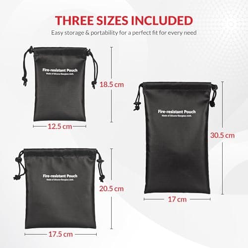 SAFE-TECH Battery Terminal Protection Pouch Set 3 Battery Anti-Shocking Bag — view 2