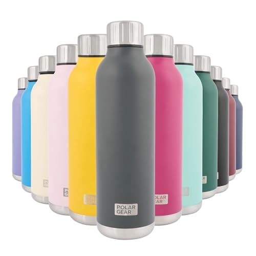 Polar Gear 500ml Metal Water Bottle - Insulated Water Bottles Leakproof