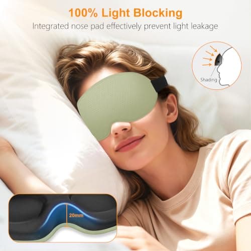 Gritin 2026 Gen 2 Sleep Mask-100% Blackout Eye Sleeping Mask for Women&Men — view 2