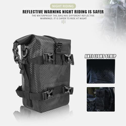 Efficient motorcycle bag motorcycle touring bag quick release protective storage bike dry — view 4