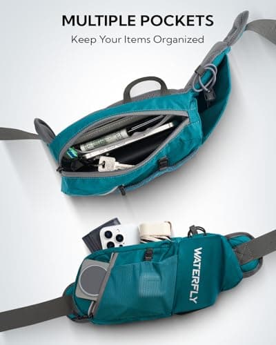 Waterfly Bum Bag Waist Packs: Fanny Pack with Water Bottle Holder — view 2