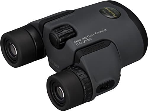 Pentax Papilio II 6.5x21 Compact Binoculars for Bird Watching, Traveling, Sports and Theater 50 cm Close-Up Viewing for Museums Bright and Clear By Fully-Multi Coated, Bak4 Prism and Aspherical Lens , Grey — view 4