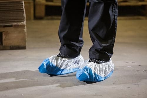 Blackrock Shoe Covers Disposable Overshoes Pack of 10 Blue - One Size — view 2