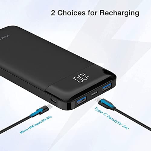 Charmast Power Bank, Ultra Slim 10400mAh Portable Charger Quick Charge — view 6