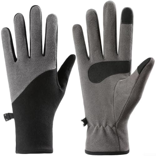 Touchscreen Ski Gloves Liner Anti-Slip Breathable(Brown M) — view 2