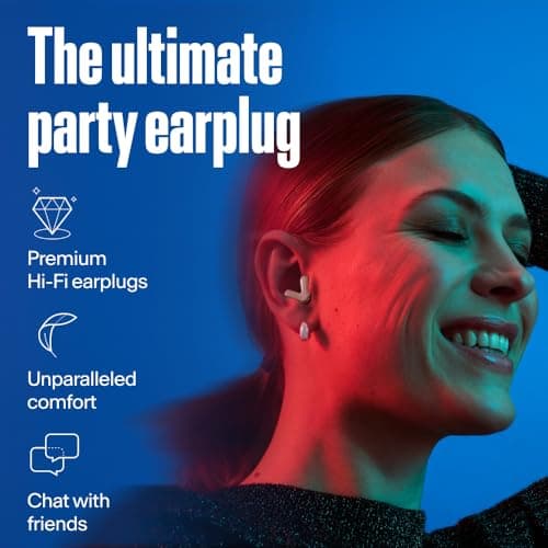 Alpine Tune Concert Ear Plugs Hi-Fi | Comes with 4 Tip Sizes 19dB Rose Gold — view 2