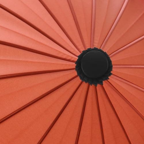 VILLCASE 4 Sets Umbrella Tip Caps Repair Kit for Rain Umbrellas Black Plastic Material with Strong Grip and Easy to Install Includes 6mm and 8mm Sizes Simple and Convenient Style — view 5