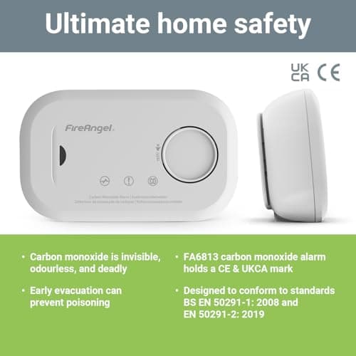 FireAngel FA6813 Portable Carbon Monoxide Detector/Alarm, 10 Year CO Alarm — view 3