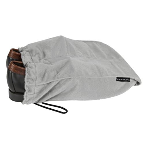 Travelon Set of 2 Shoe Bags, Gray, One Size — view 3
