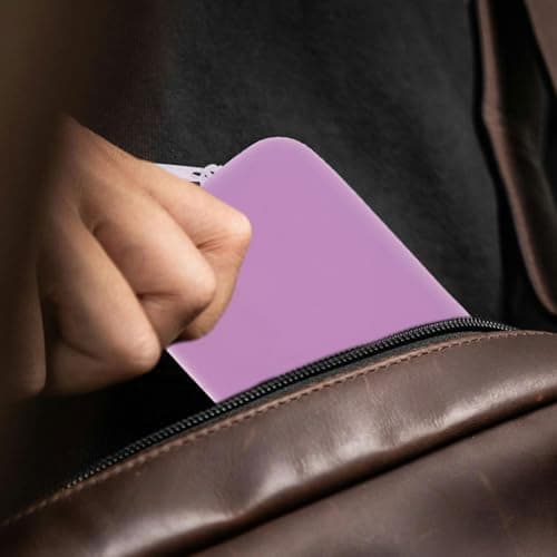 VALICLUD Beach Bag Storage Bag Cash Pouch Waterproof Portable Lavender for Phone and Cash Daily Use — view 6