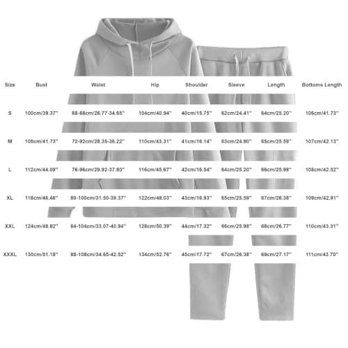Womens Tracksuit Set 2 Piece Lounge Wear UK Oversized Hoodie Wide Leg Jogger Bottoms Co Ord Set Ladies Activewear Winter Warm Fleece Leisure Outfit Gym Travel Airport Clothing Plus Size Petite — view 6