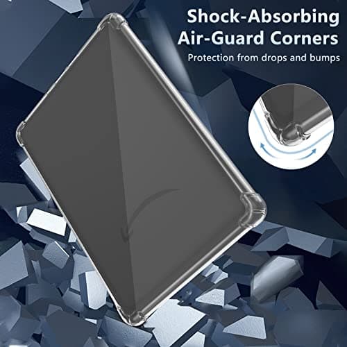 TQQ Case for 7" Kindle Paperwhite and Kindle Colorsoft, Clear — view 6