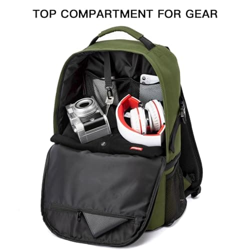 TUGUAN Insulated Cooler Backpack 28L Leakproof Cool Bag Rucksack Double Deck Bottom Thermal Compartment 16 Cans Picnic Backpack for Lunch, Beach, Camping, Green — view 4