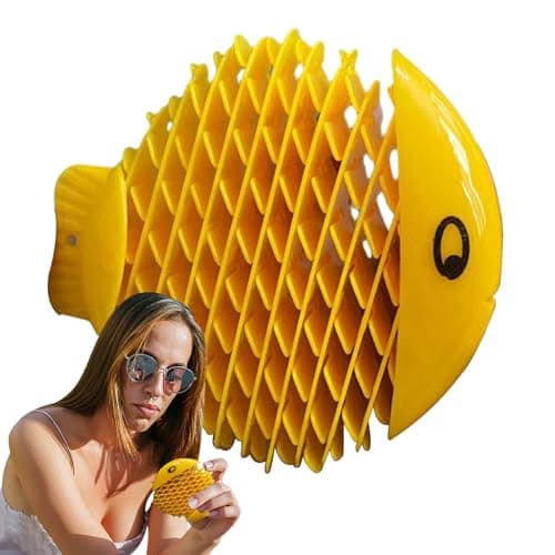 Sensory Worm Toy | Sensory Silent Fun Relief | Kids Elastic Mesh Toy Fish Fidget | for Adults Teens Home Office School Classroom Study Work Daily Travel