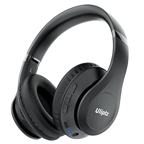 Uliptz Wireless Headphones Over Ear, 65 Hrs Playtime Bluetooth Headphones