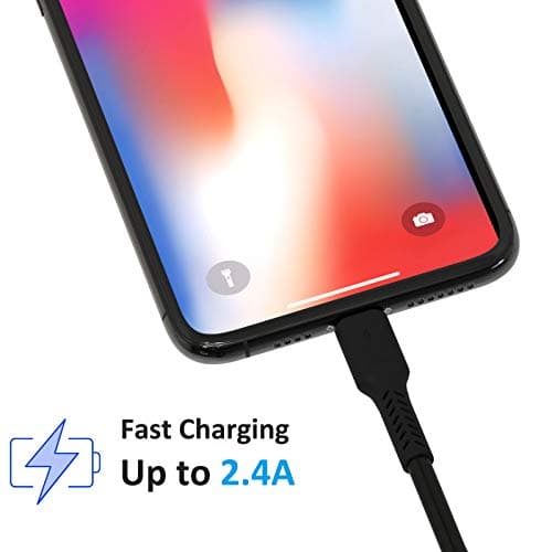 ADILIFT Short Charger Cable [5 Pack MFi Certified 0.2M] Lightning Lead — view 5