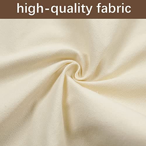OKBA 10-Pack Blank Reusable Grocery Shopping Cloth Bags canvas tote bags Bulk DIY custom, Canvas Bags, L — view 2