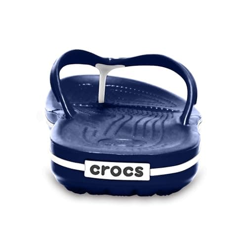 Crocs Unisex Crocband Flip Flip Flops, Navy, 8 UK Men/ 9 UK Women — view 2