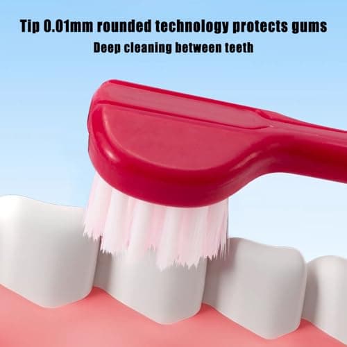 Three Sided Toothbrush Boys Aged 3-12 Brushing Tool Gentle Deep Cleaning — view 3