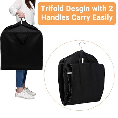 : GaoBangM Extra Long Dress Garment Bag, Wedding Dress Storage Bag — view 5