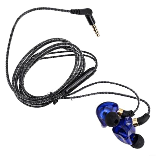 CYRENT Compact Wired Earbuds 13cm Lightweight Portable(Black) — view 3