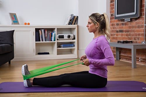 Meglio Resistance Band, 2m, Green, Latex Free, With Exercise Guide — view 3